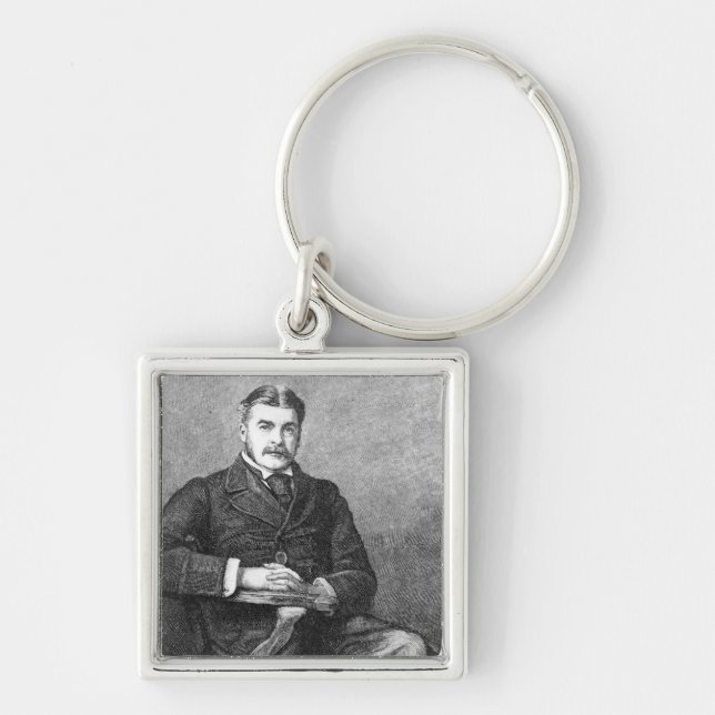 Sir Arthur Sullivan, engraved by C. Carter Key Ring (Front)