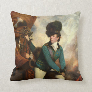 Sir Banastre Tarleton by Joshua Reynolds Cushion