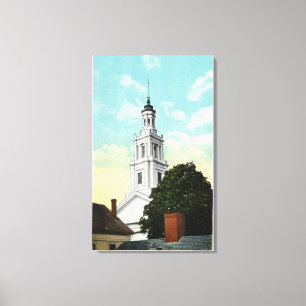 Sir Christopher Wren Tower View Canvas Print