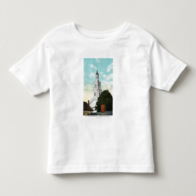 Sir Christopher Wren Tower View Toddler T-Shirt (Front)