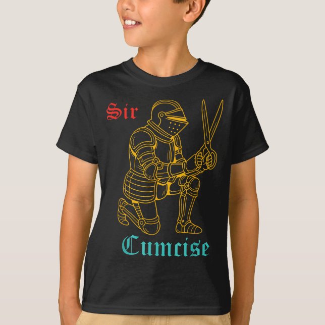 Sir Cise Knight Vintage Design  T-Shirt (Front)