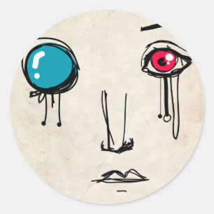 Sir Cyborg Classic Round Sticker