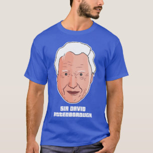 sir david attenborough vector cartoon T-Shirt