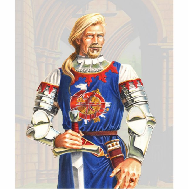 Sir Dinadan stand up Standing Photo Sculpture (Front)