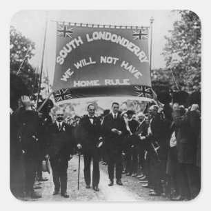 Sir Edward Carson Square Sticker