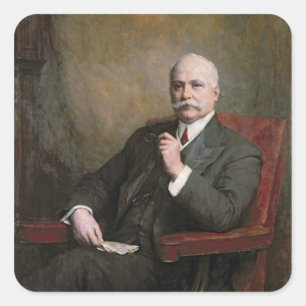 Sir Edward Hopkinson Holden First Baronet Square Sticker