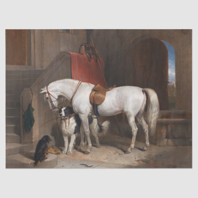 Sir Edwin Henry Landseer | Favourites, the Propert Tissue Paper (Front)