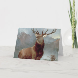 Sir Edwin Landseer   Monarch of the Glen, 1851 Card