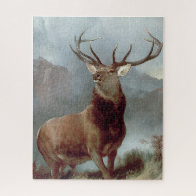 Sir Edwin Landseer | Monarch of the Glen, 1851 Jigsaw Puzzle (Vertical)