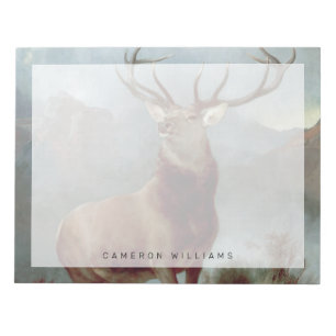 Sir Edwin Landseer   Monarch of the Glen, 1851 Notepad