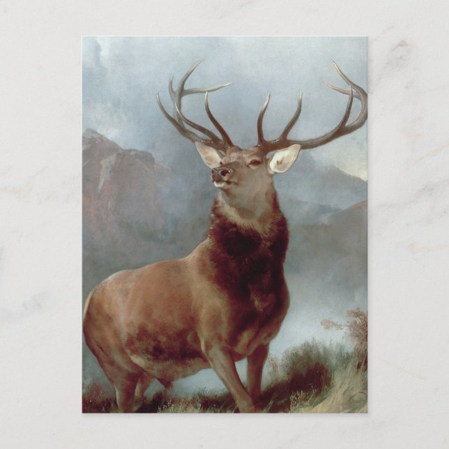 Sir Edwin Landseer | Monarch of the Glen, 1851 Postcard (Front)