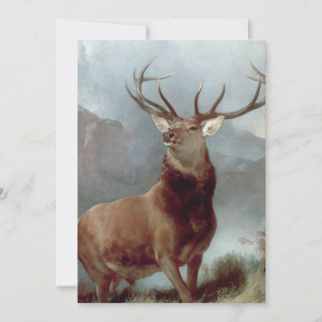 Sir Edwin Landseer | Monarch of the Glen, 1851 Thank You Card (Front)
