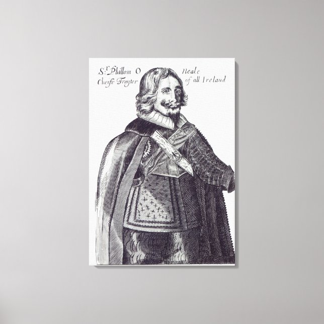 Sir Felim O'Neill of Kinard Canvas Print (Front)