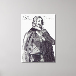 Sir Felim O'Neill of Kinard Canvas Print