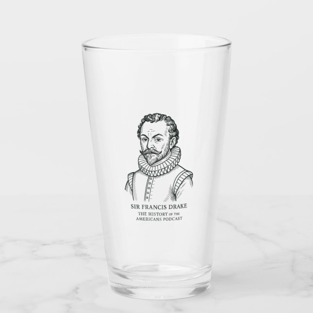 Sir Francis Drake Pint Glass (Front)