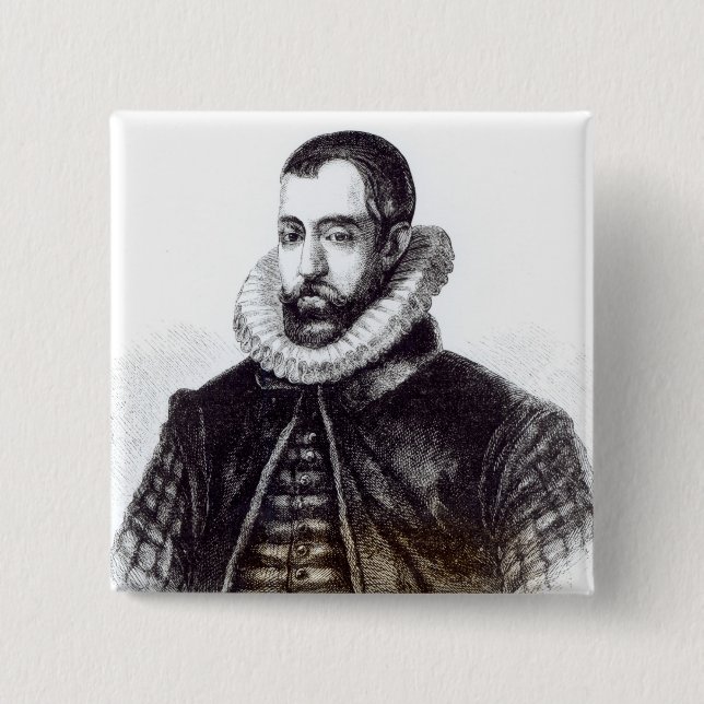 Sir Francis Walsingham 15 Cm Square Badge (Front)