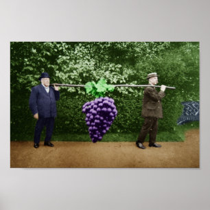 Sir Frank Crisp at friar Park Poster