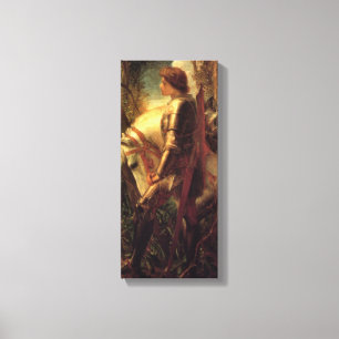 Sir Galahad (by George Frederick Watts) Canvas Print