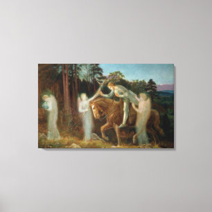 Sir Galahad, c.1894 (oil on canvas) Canvas Print