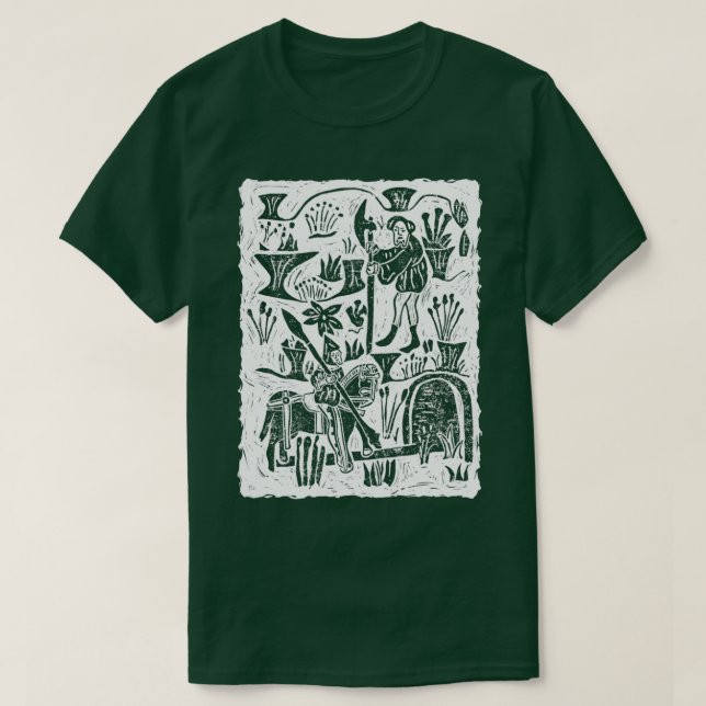 Sir Gawain and the Green Knight T-Shirt (Design Front)