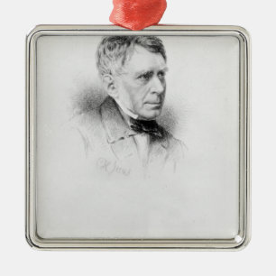 Sir George Biddell Airy, engraved by C.H. Jeens Metal Tree Decoration