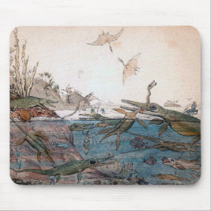 Sir Henry Thomas De la Beche " Duria Antiquior " Mouse Mat