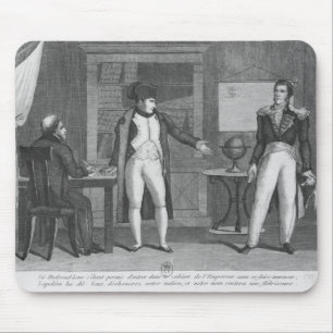 Sir Hudson Lowe comming in the study of Napoleon Mouse Mat