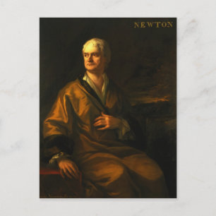 Sir Isaac Newton, 1710 Postcard