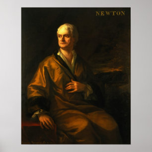 Sir Isaac Newton, 1710 Poster