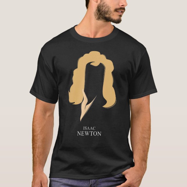 Sir Isaac Newton Funny T-Shirt (Front)