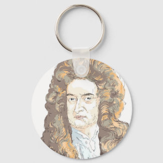 Sir Isaac Newton Key Ring