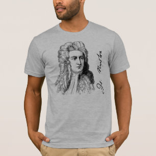 Sir Isaac Newton Portrait & Signature T-Shirt