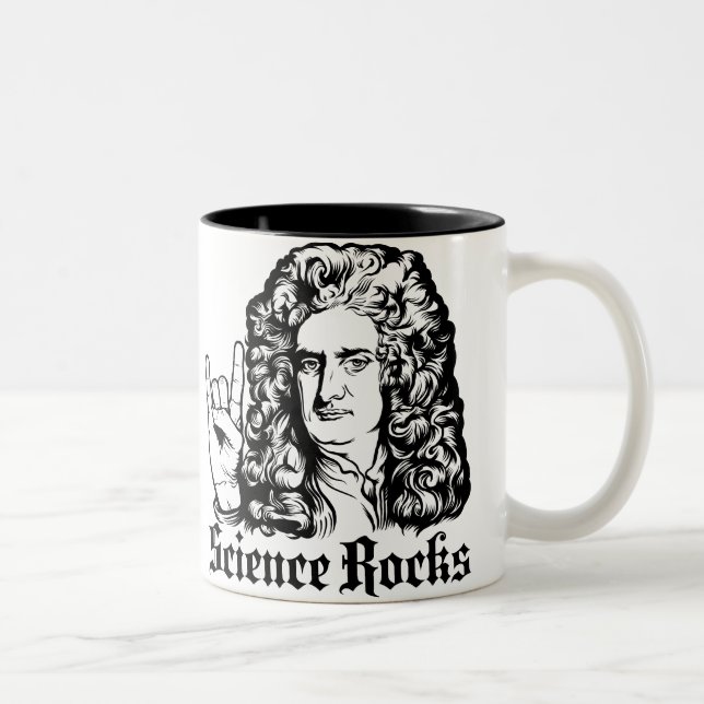 Sir Isaac Newton Science Rocks Mugs (Right)