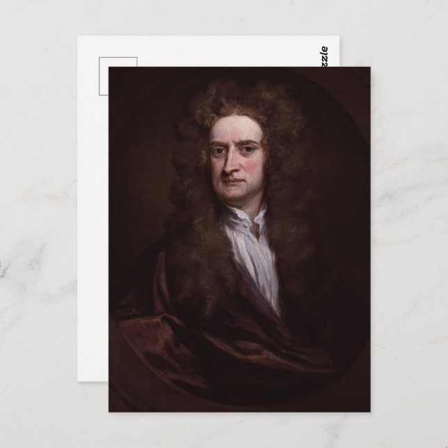 Sir Issac Newton Postcard (Front/Back)