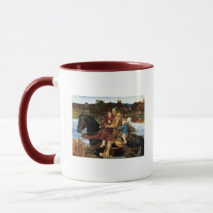 Sir Isumbras at the Ford c. 1857 by John Millais Mug