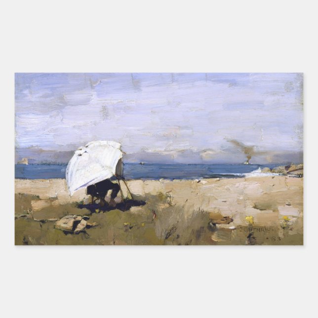 Sir James Guthrie - Hard at it Rectangular Sticker (Front)