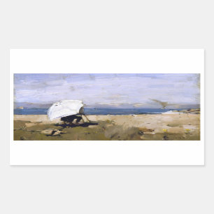 Sir James Guthrie - Hard at it Rectangular Sticker