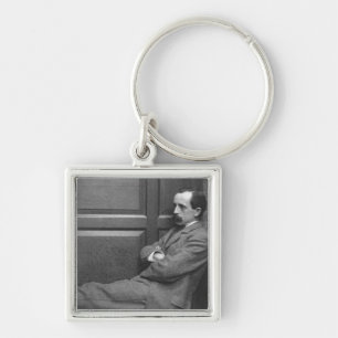 Sir James Matthew Barrie (1860-1937) (b/w photo) Key Ring