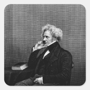Sir John F.W. Herschel Square Sticker