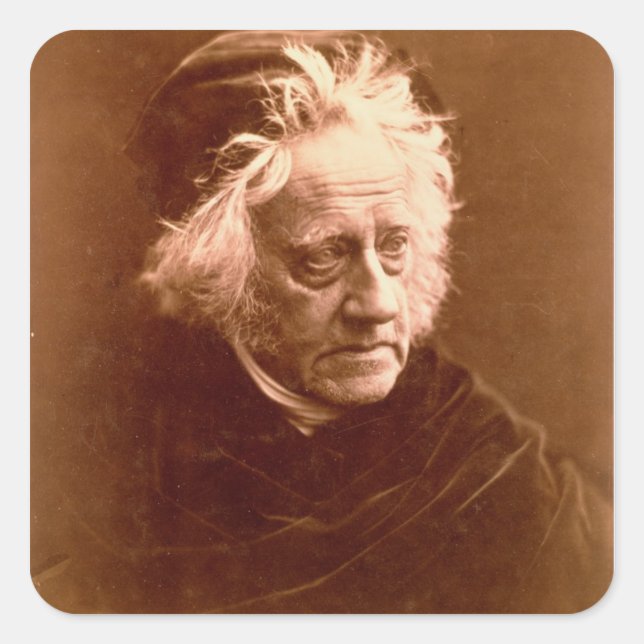 Sir John Frederick William Herschel (1792-1871) 18 Square Sticker (Front)