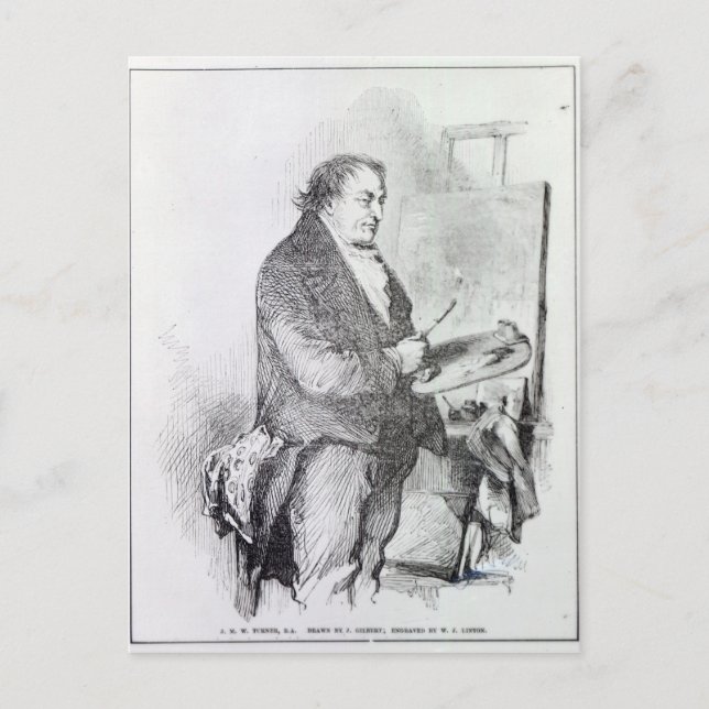 Sir John Gilbert | Joseph Mallord William Turner Postcard (Front)