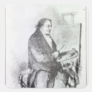 Sir John Gilbert Joseph Mallord William Turner Square Sticker