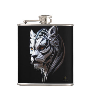 "Sir Khan" Vinyl Wrapped Flask