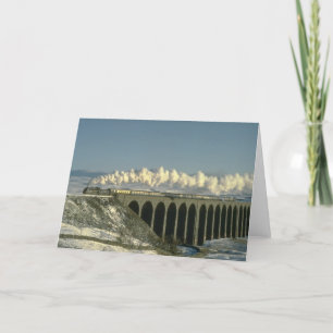 Sir Lamiel crosses Ribblehead Viaduct on the Settl Card