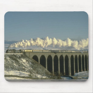 Sir Lamiel crosses Ribblehead Viaduct on the Settl Mouse Mat