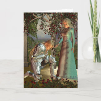 Sir Launcelot and Queen Guinevere Card