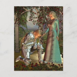 Sir Launcelot and Queen Guinevere Postcard
