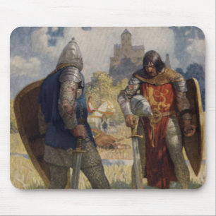 Sir Launcelot du Lake, Knight of the Round Table Mouse Mat