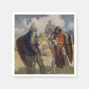 Sir Launcelot du Lake, Knight of the Round Table Napkin