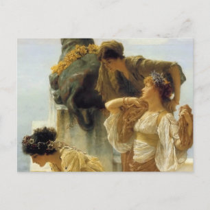 Sir Lawrence Alma-Tadema A Coign Of Vantage Postcard